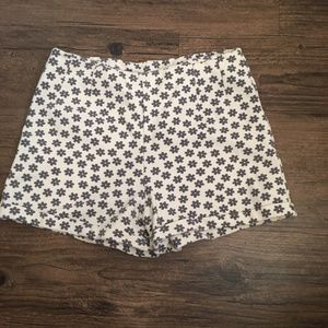 HighWaisted Flower Shorts